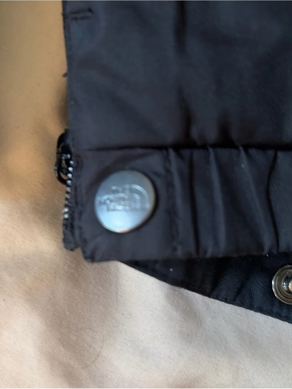 The North Face Mens M Black Puffer Jacket Triclimate Zip In Liner Full Zip M